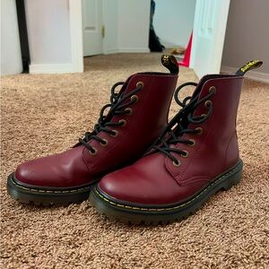 Women’s Cherry Red Dr. Martens size 9